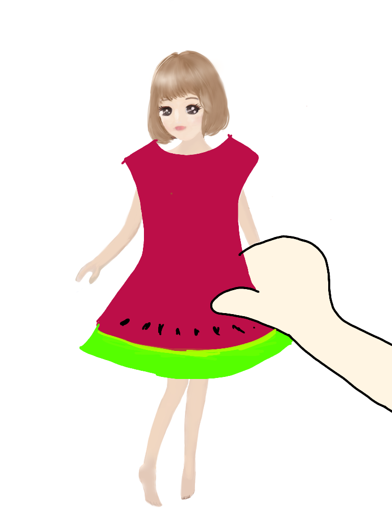 【お絵かき】ガルちゃん人形で遊ぼう!