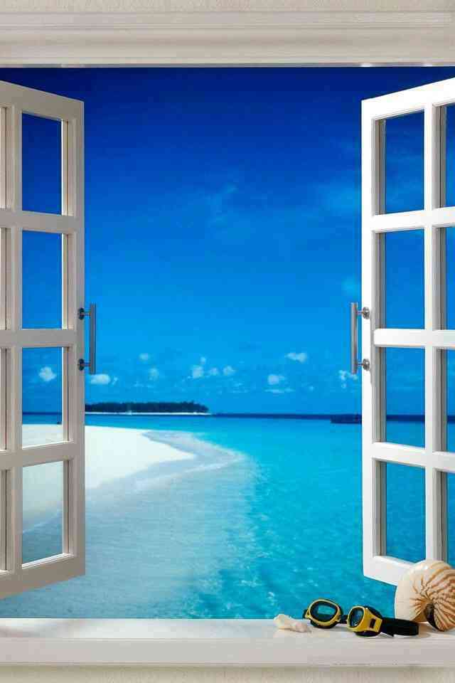美しい海の写真を貼って癒されよう