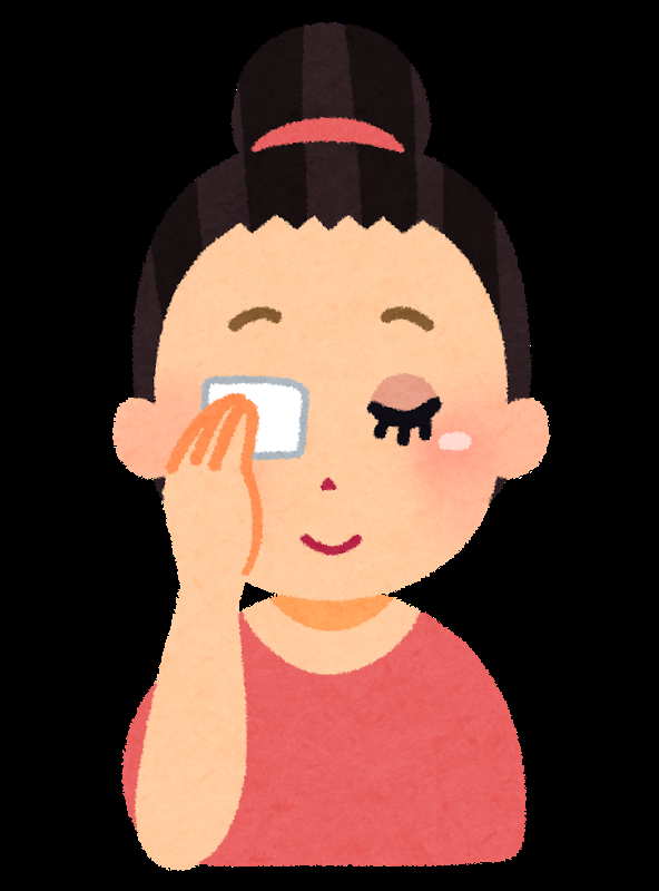 化粧を落とさずに寝てしまったとき！