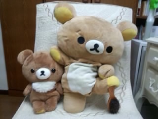 家にあるぬいぐるみの画像を貼るトピ