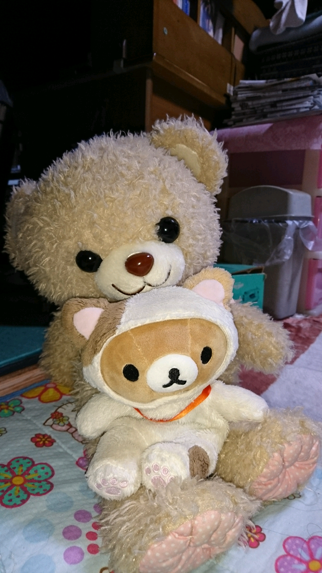 家にあるぬいぐるみの画像を貼るトピ