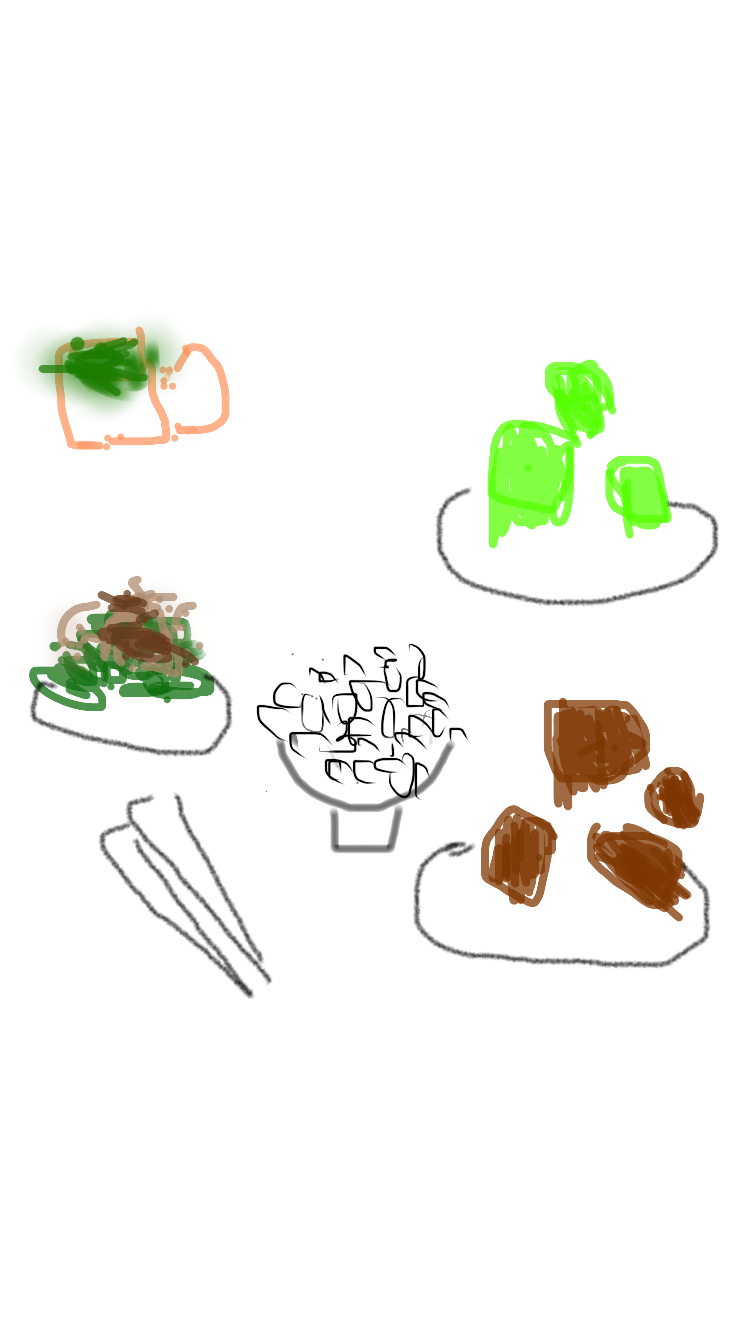 【お絵かき】食卓の定番メニュー教えて!
