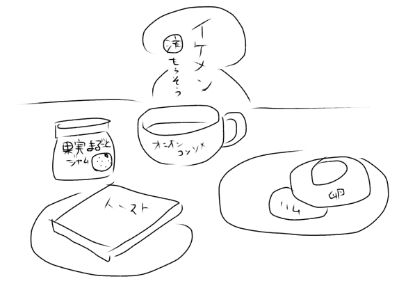 【お絵かき】食卓の定番メニュー教えて!