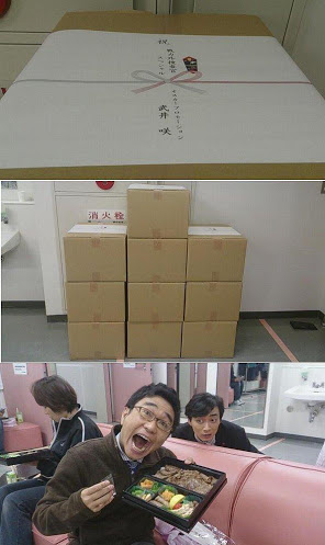 芸能人の差し入れがみたい!!