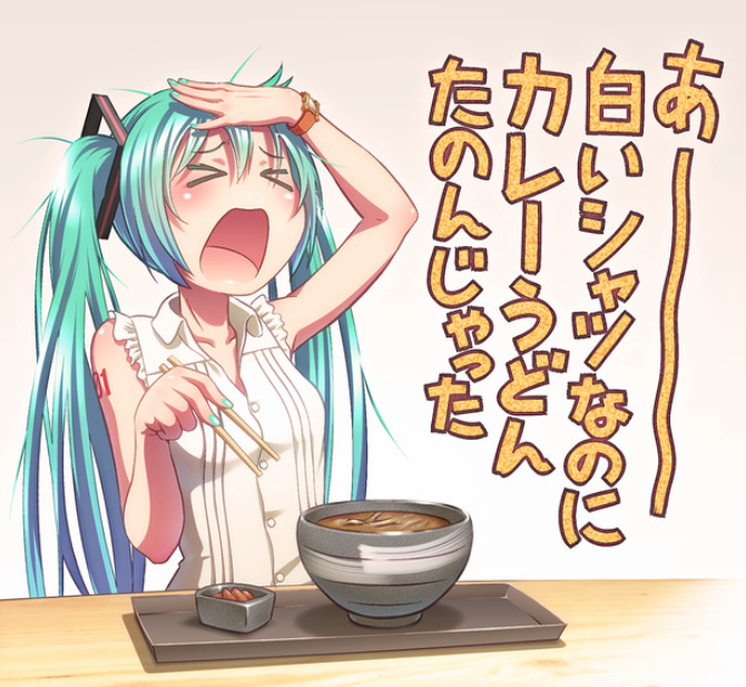 【ネタ】スタイリッシュなカレーうどんの食べ方は?