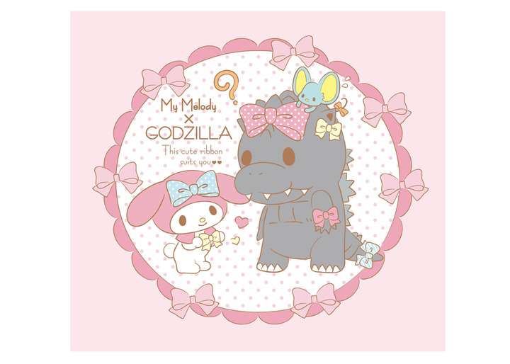 ゴジラとサンリオキャラクターズが衝撃のコラボ決定！
