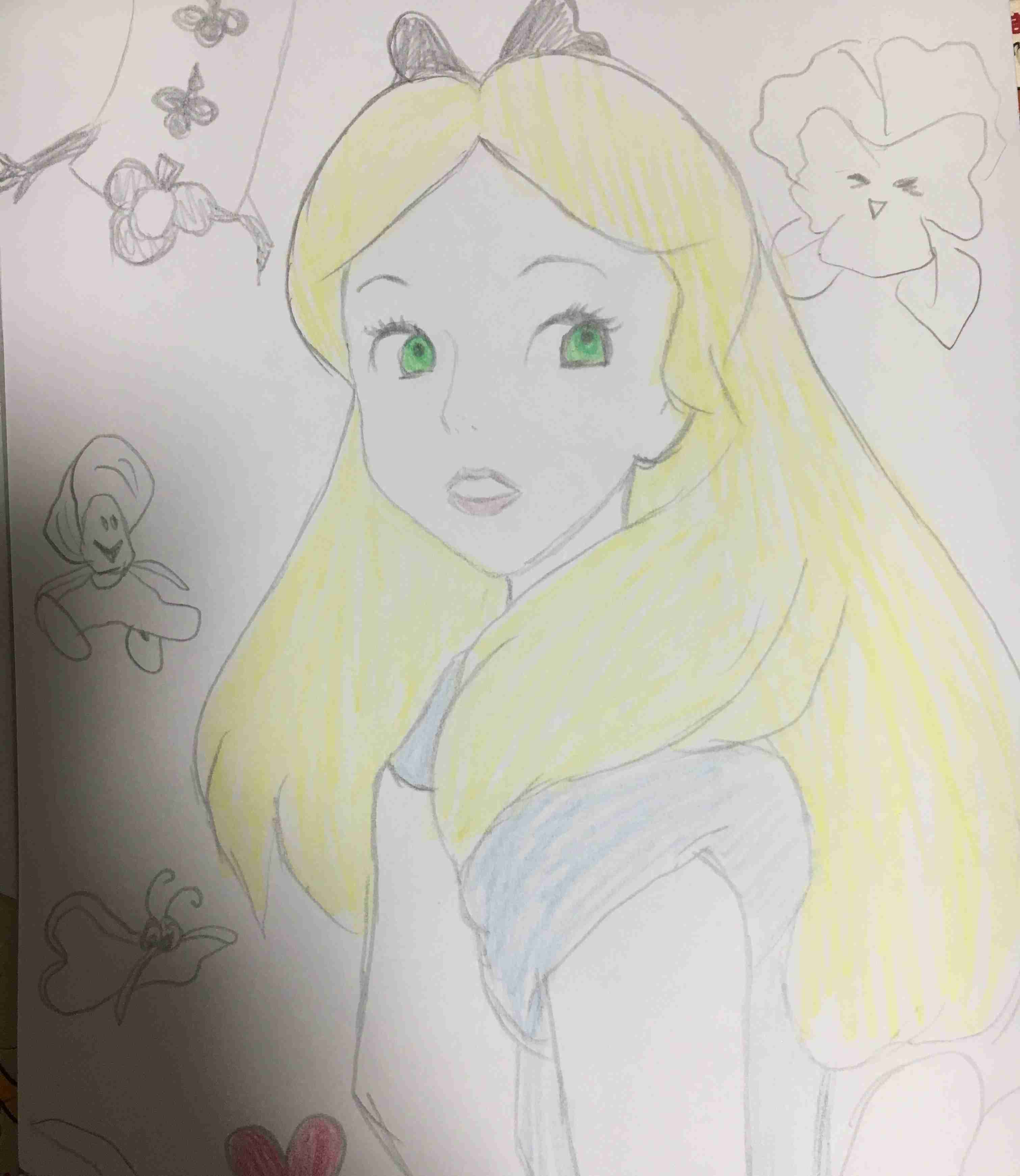 ディズニーキャラを描いてみよう!