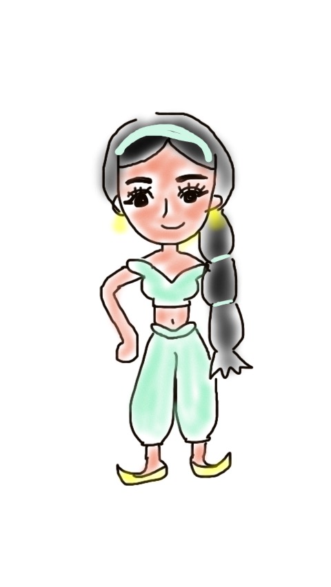 ディズニーキャラを描いてみよう!