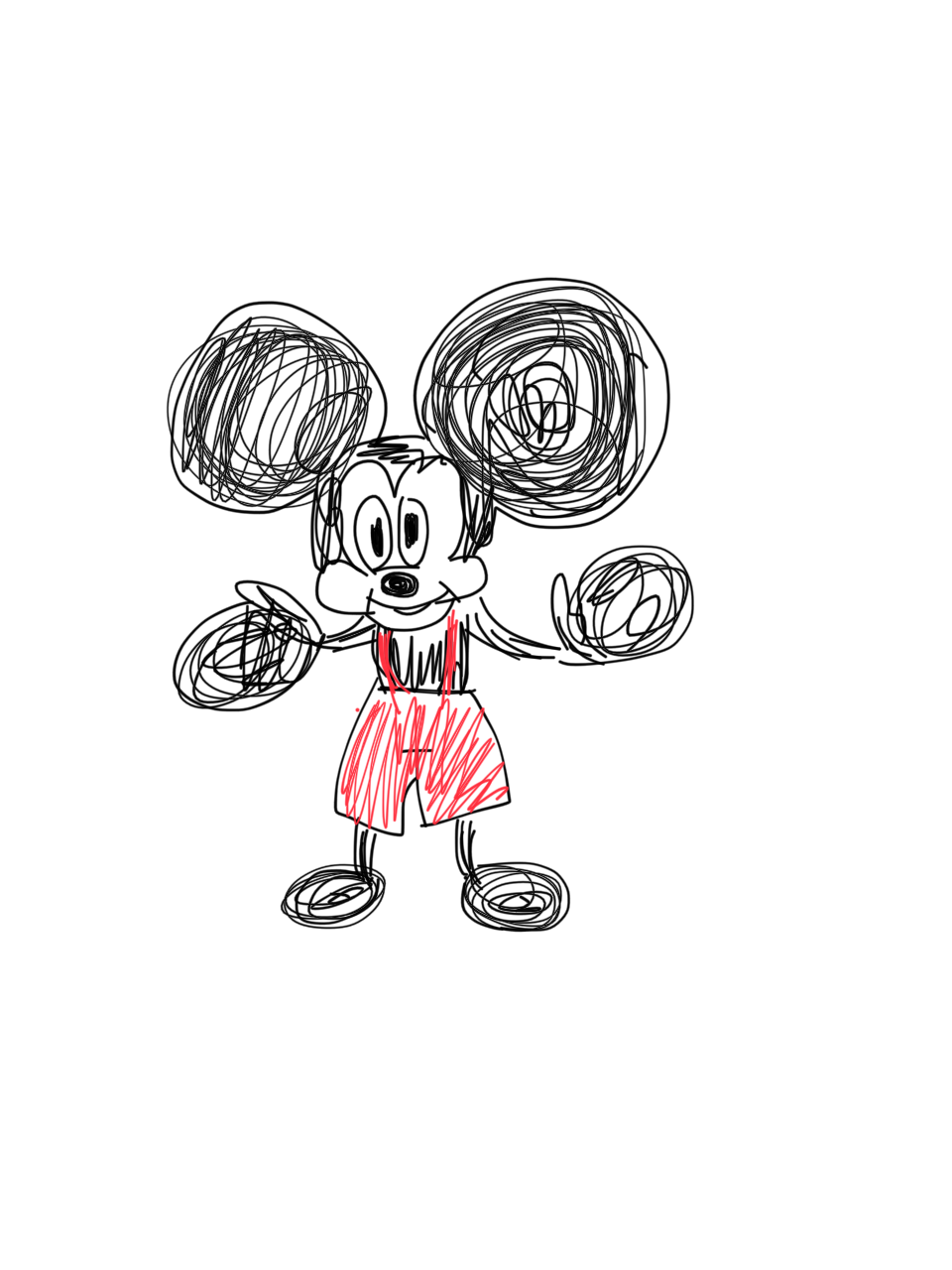 ディズニーキャラを描いてみよう!