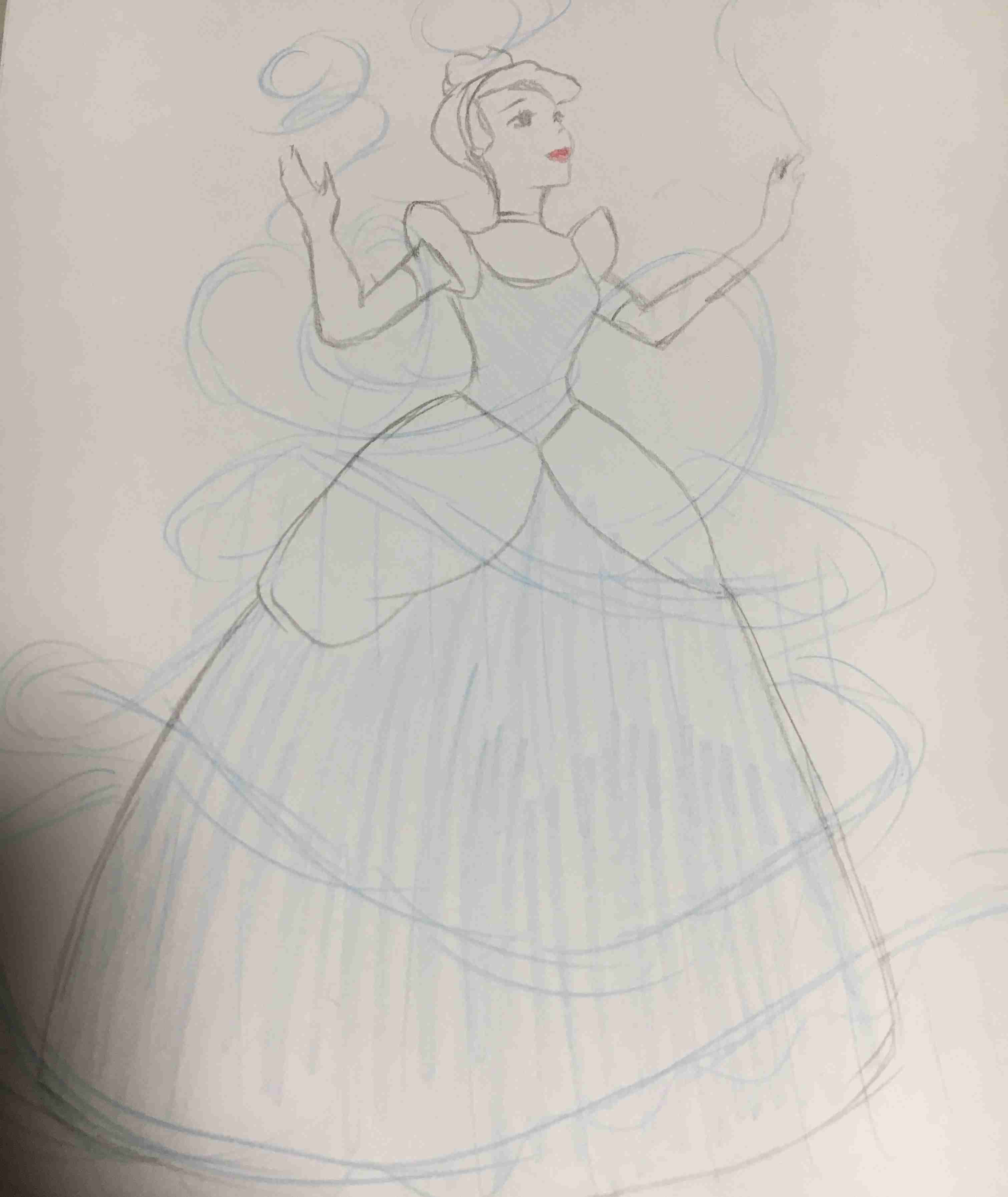 ディズニーキャラを描いてみよう!