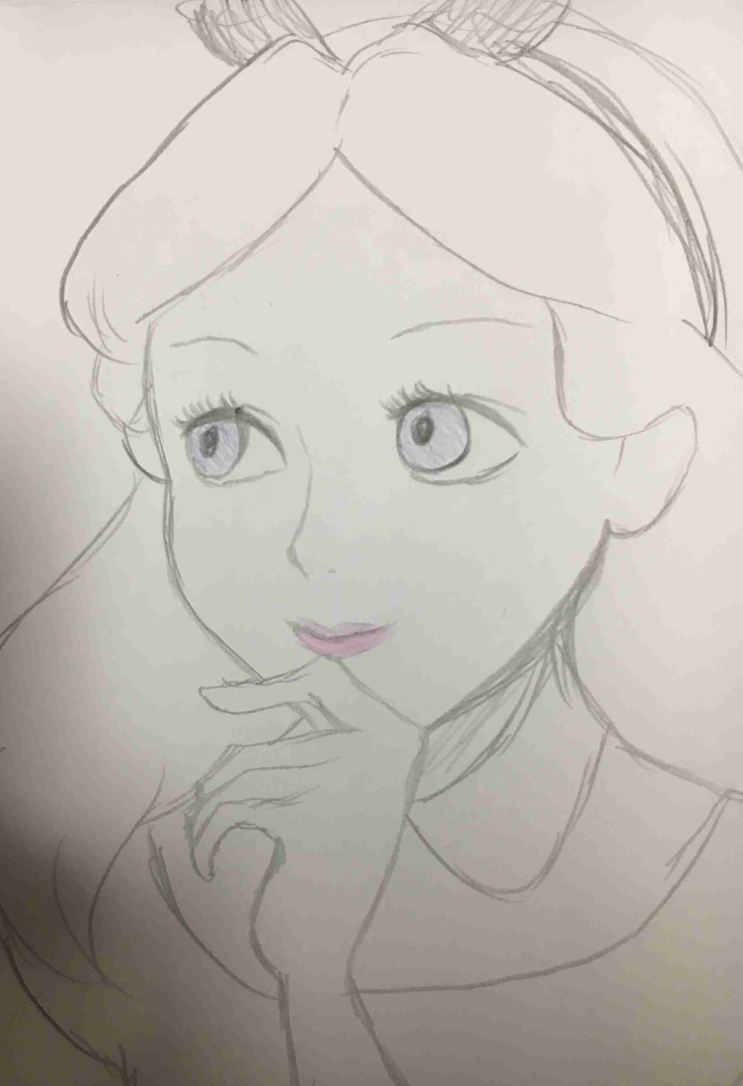 ディズニーキャラを描いてみよう!