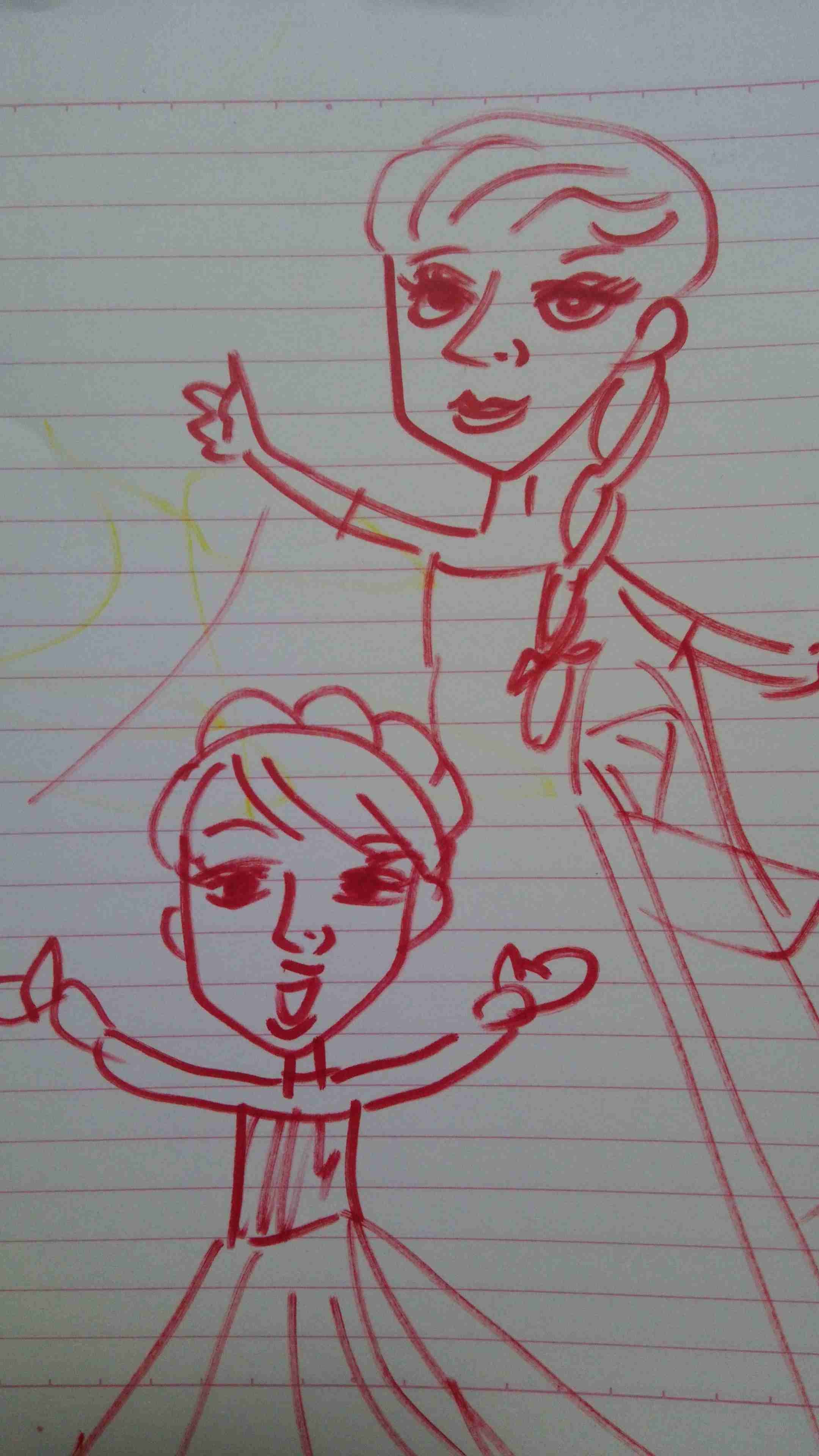 ディズニーキャラを描いてみよう!