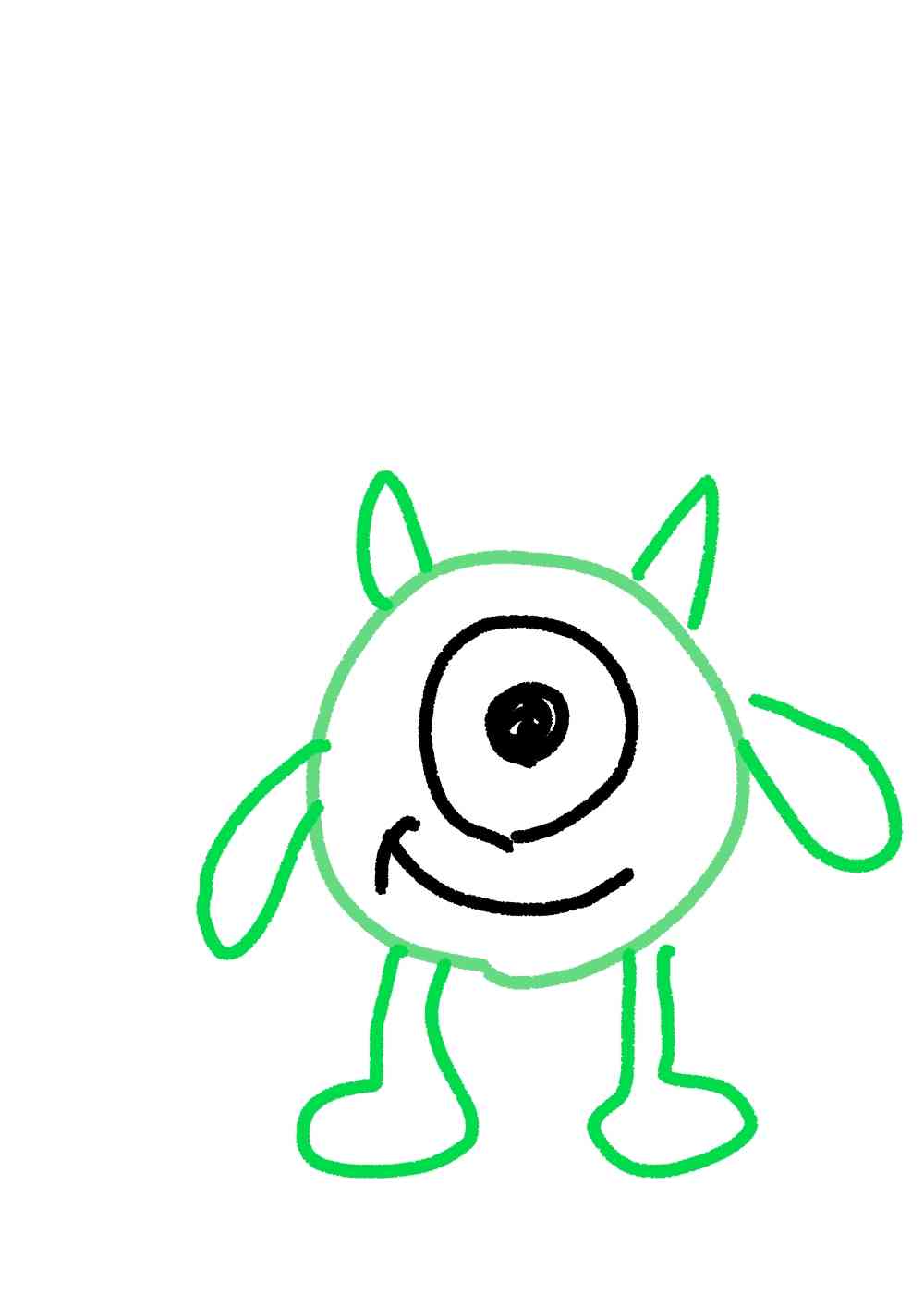 ディズニーキャラを描いてみよう!