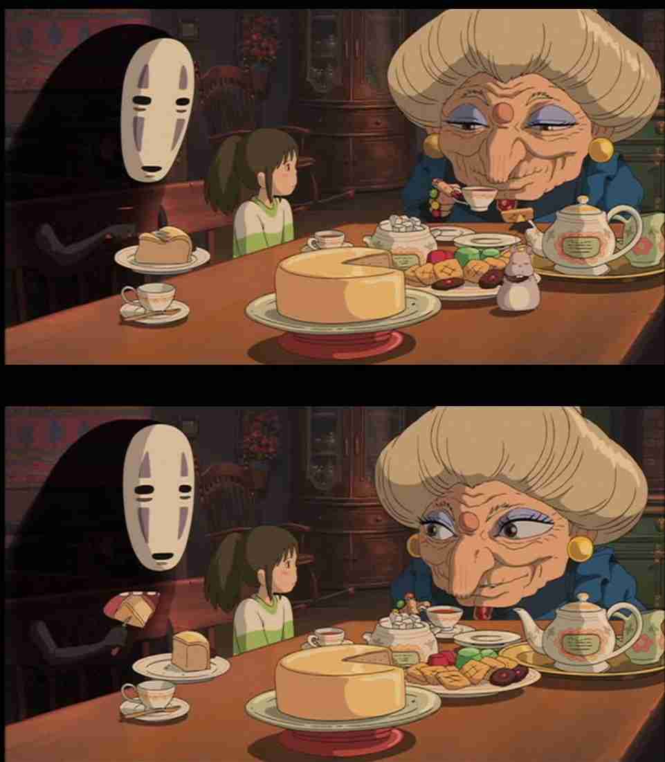 漫画やアニメに出てくる美味しそうな食べ物の画像を貼りましょう