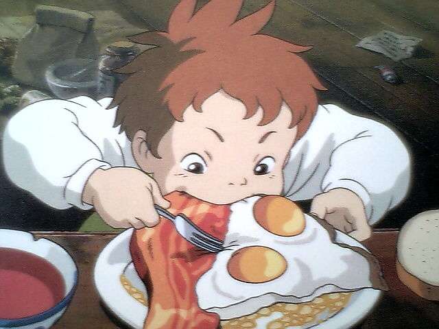 漫画やアニメに出てくる美味しそうな食べ物の画像を貼りましょう