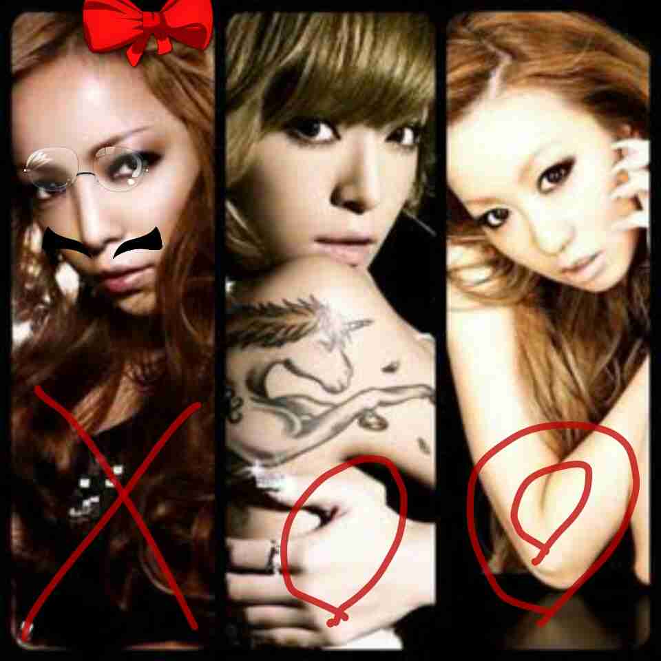 安室奈美恵、浜崎あゆみ、倖田來未だったら誰がいいですか?