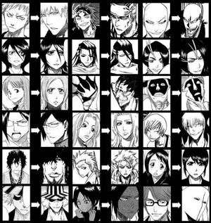 漫画家が描いた絵柄の変化