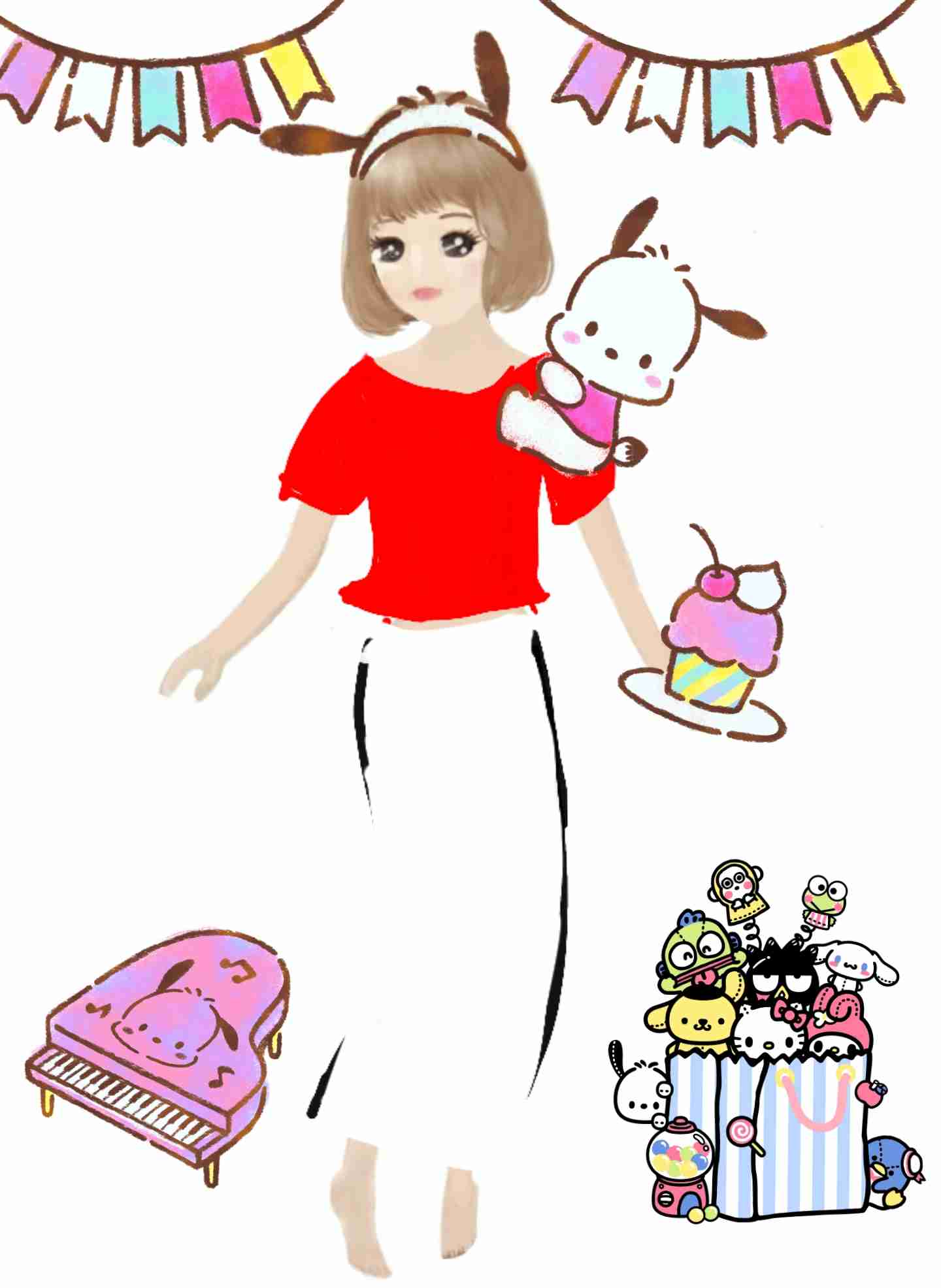【お絵かき】ガルちゃん人形で遊ぼう!