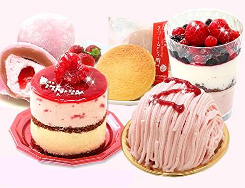 苺を使ったスイーツを貼るトピ