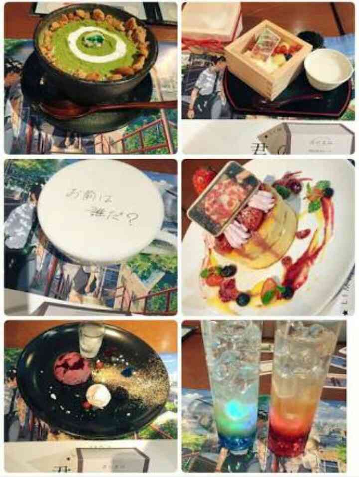 色んなコラボカフェのメニューが見たい。