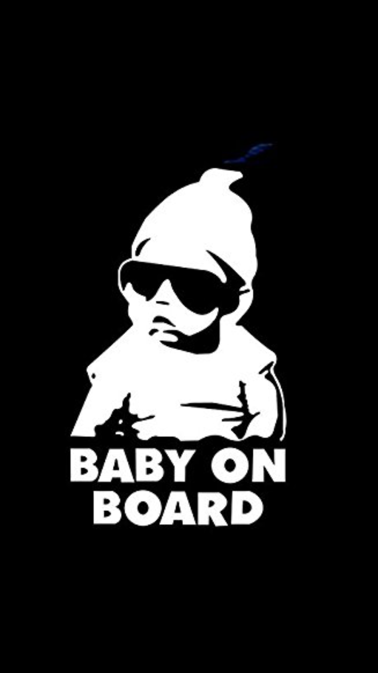『赤ちゃん乗ってます』のステッカーについて