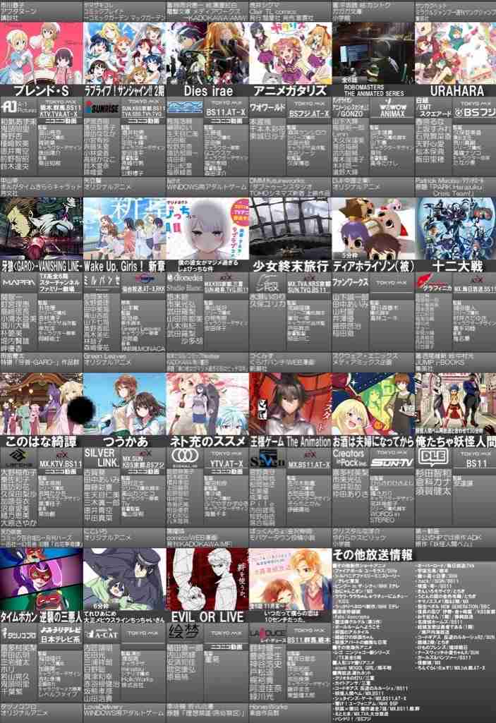 今期アニメ語ろう！【2017年秋】