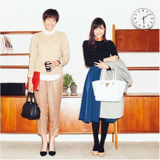 30代の秋冬の通勤スタイル
