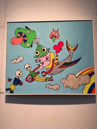 香取慎吾出展のアート展に安倍首相来場　自ら作品を説明