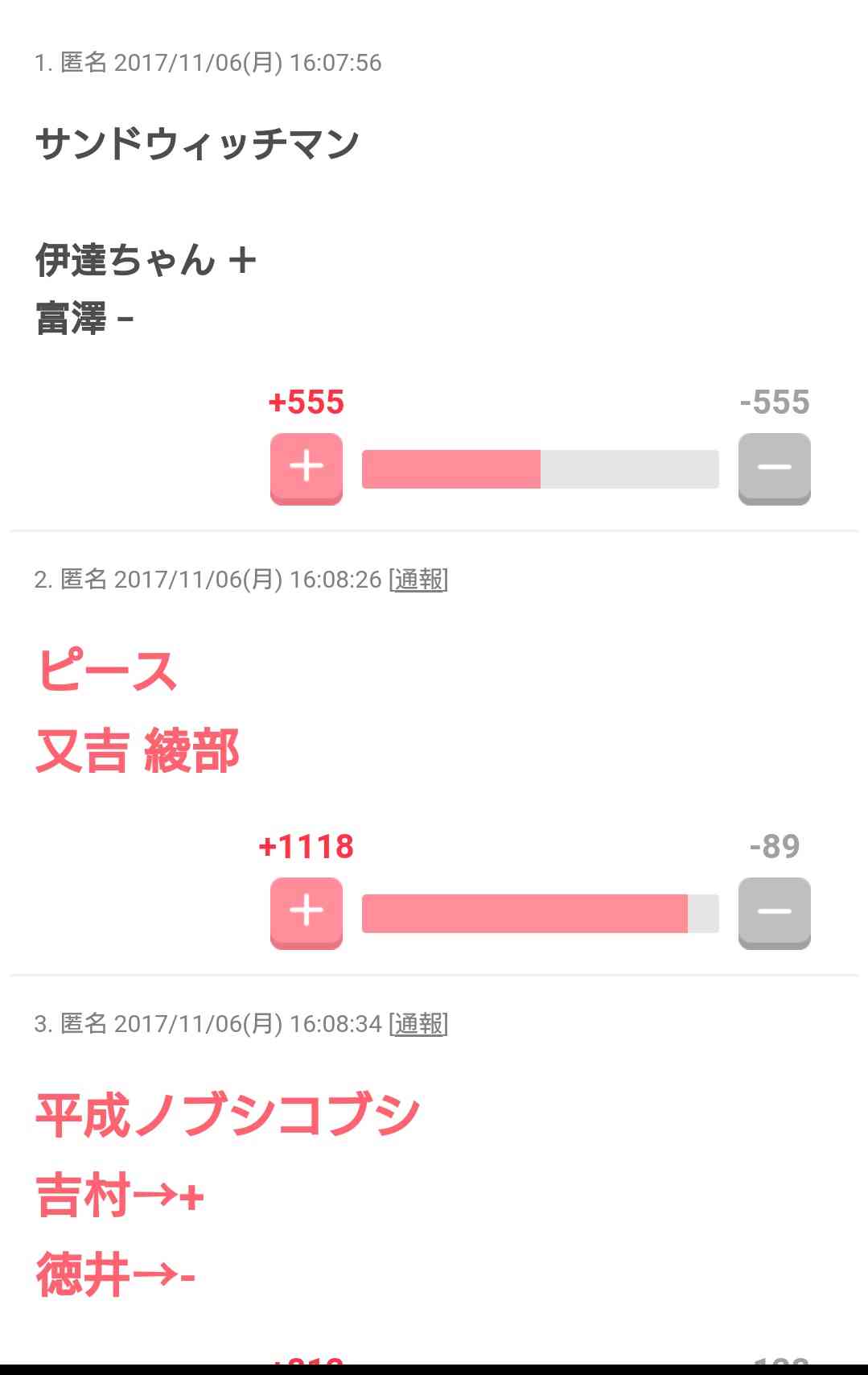 じゃないほう芸人が好きな方！