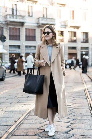 冬のロングスカートコーデ