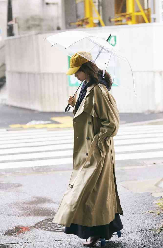 冬のロングスカートコーデ