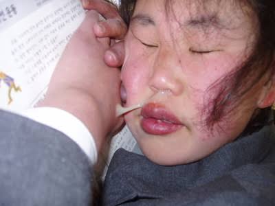 自分の寝顔披露！