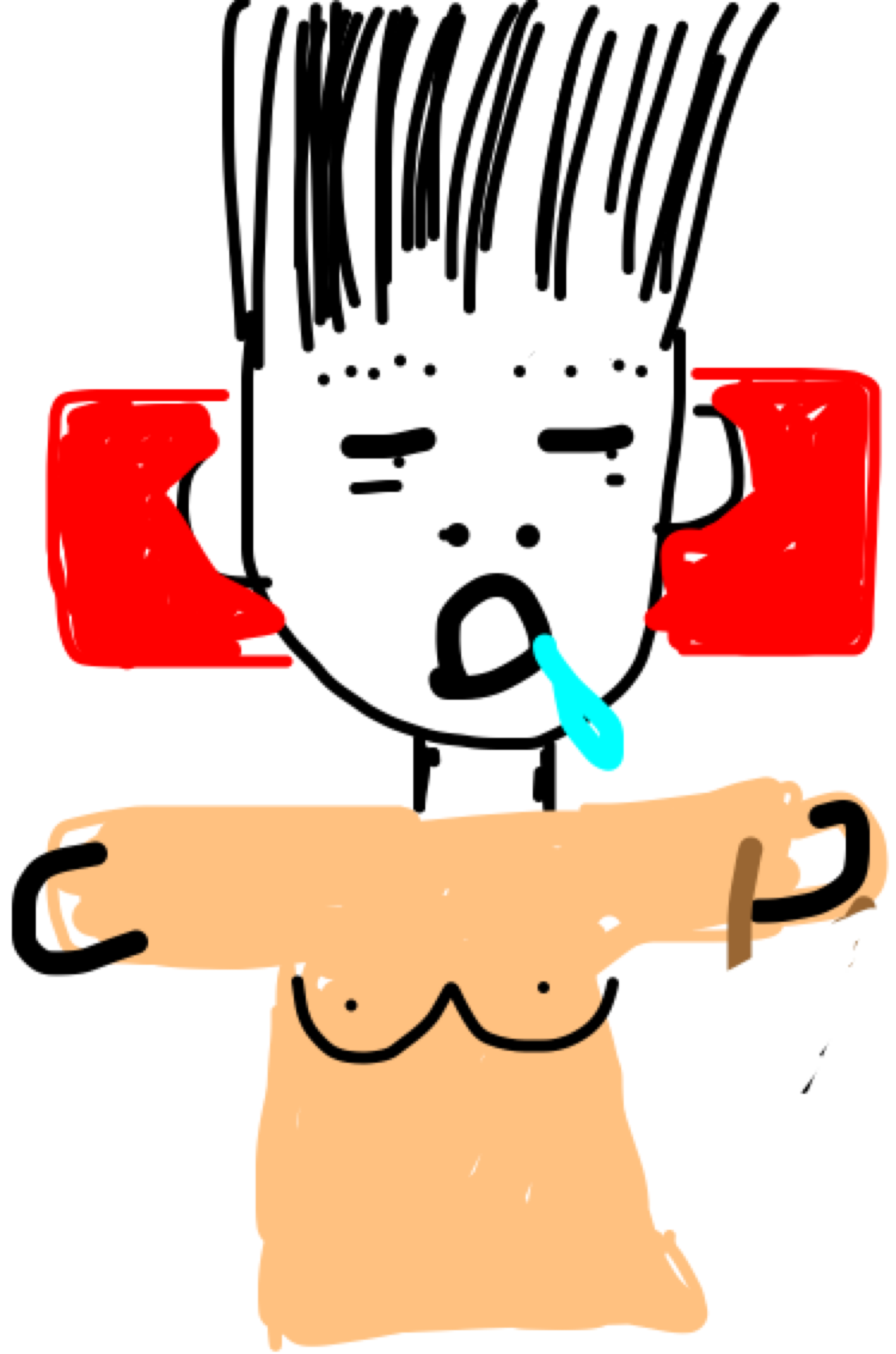 自分の寝顔披露！