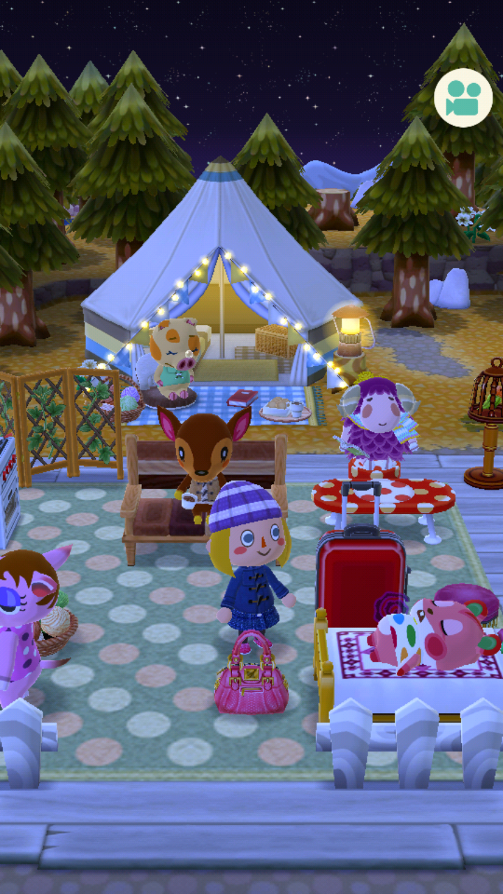 「どうぶつの森 ポケットキャンプ」始めた人！