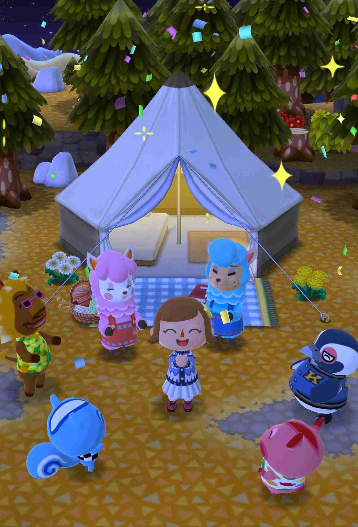 「どうぶつの森 ポケットキャンプ」始めた人！