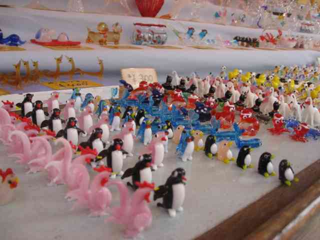 色んなガラス細工が見たい