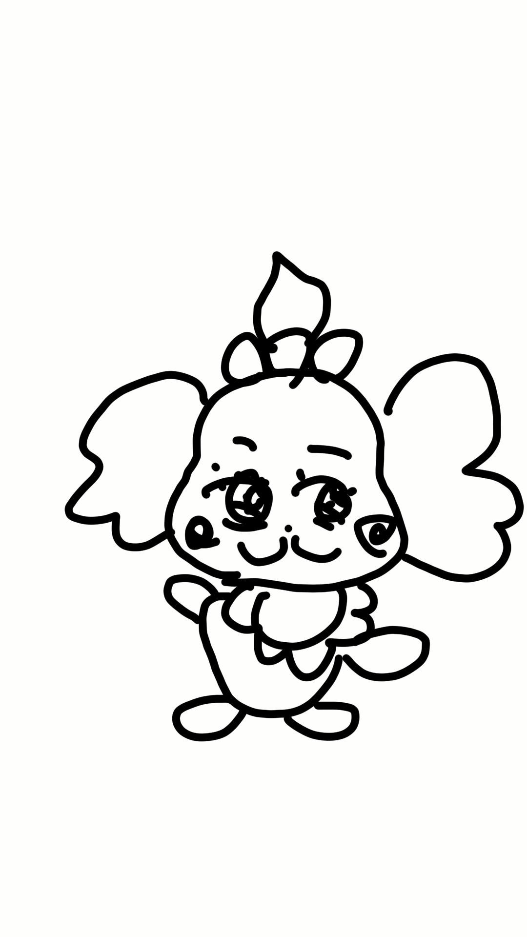 何も見ずに好きなキャラクターを描こう