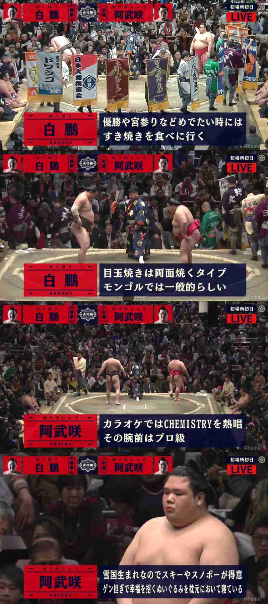 【大相撲】初場所を15日間見届けながら応援するトピ【実況・感想】