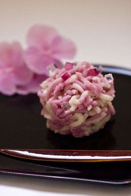 美しい和菓子の画像