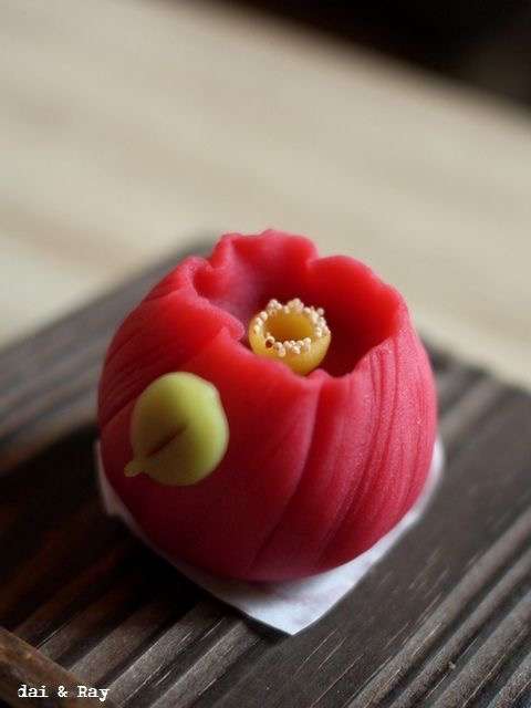 美しい和菓子の画像