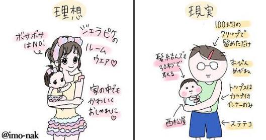 【育児】理想と現実