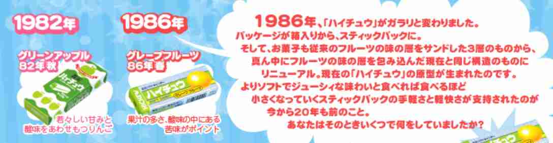 懐かしいお菓子