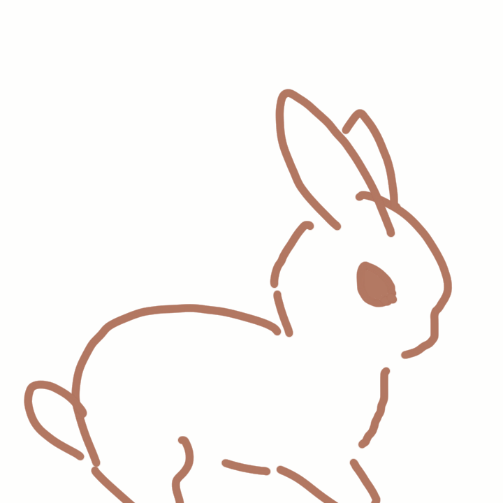 【お絵かき】うさぎの絵を描こう!