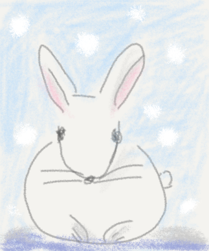 【お絵かき】うさぎの絵を描こう!