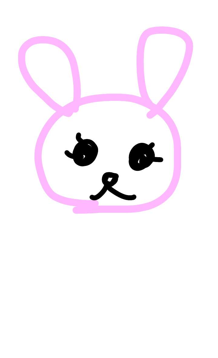 【お絵かき】うさぎの絵を描こう!