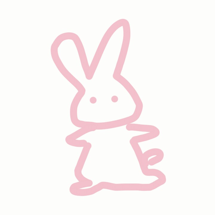 【お絵かき】うさぎの絵を描こう!