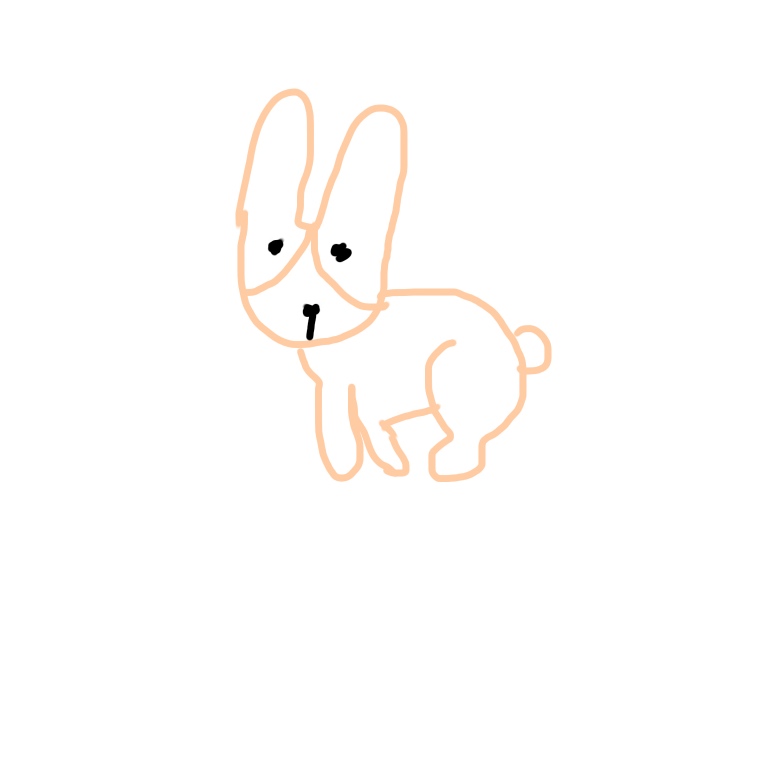 【お絵かき】うさぎの絵を描こう!