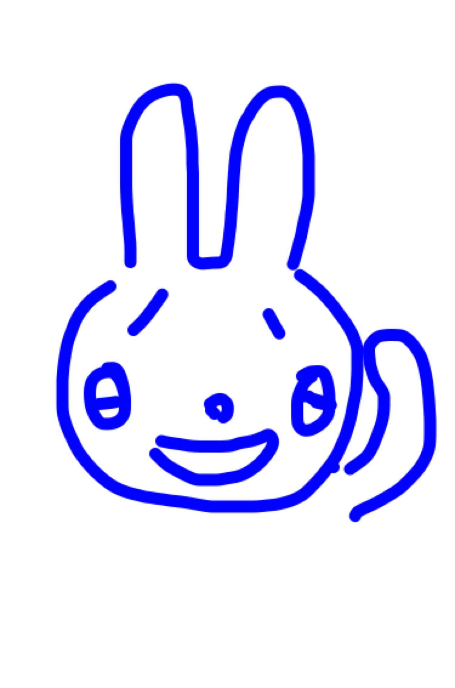 【お絵かき】うさぎの絵を描こう!