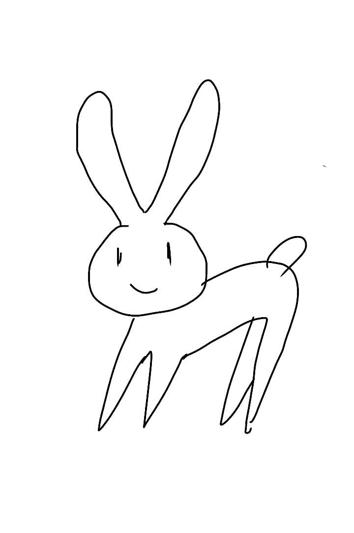 【お絵かき】うさぎの絵を描こう!