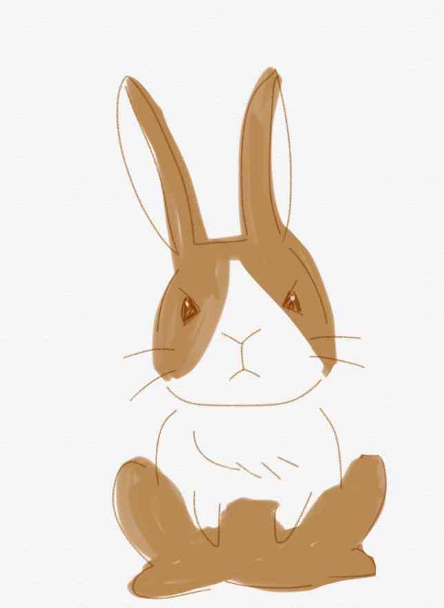 【お絵かき】うさぎの絵を描こう!